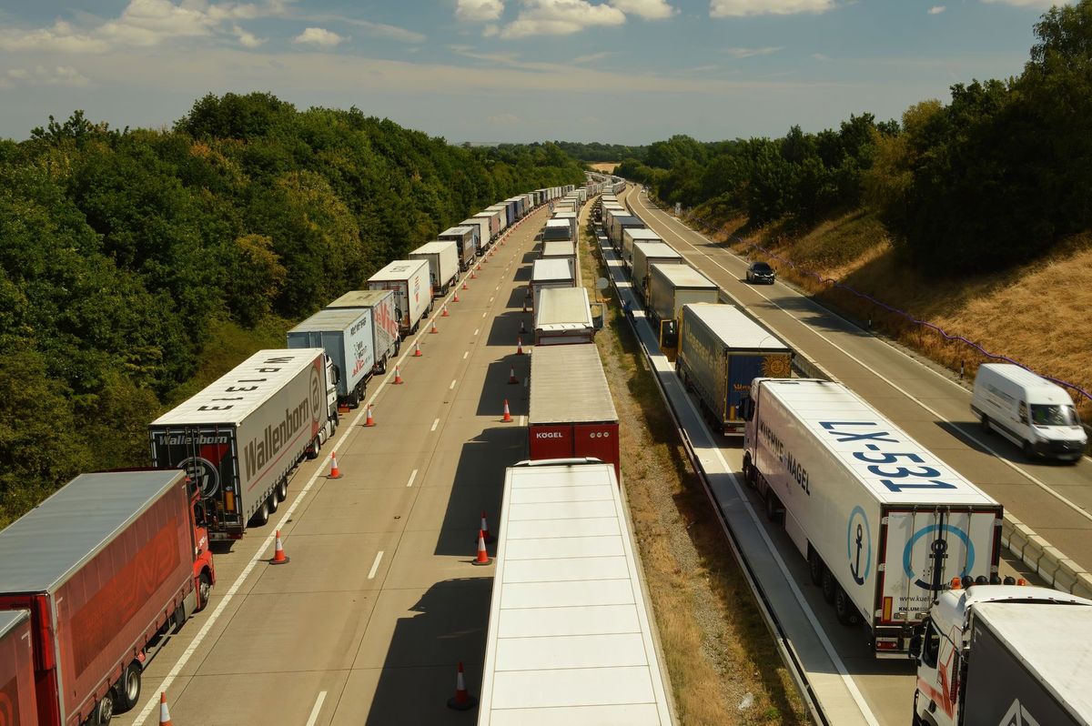 M54 Closed Due to Lorry Fire Near Cosford